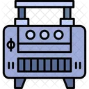 기계 전자 라디오 음악 아이콘