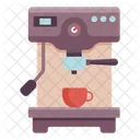 Machine A Expresso Cafetiere Machine A Cafe Icône