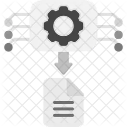 Machine generated data  Icon