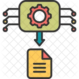 Machine generated data  Icon