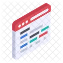 Webpage Website Coding Icon