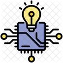 Machine Learning Machine Data Icon