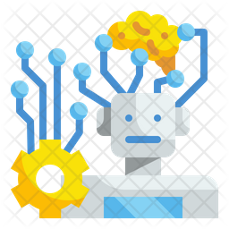 Machine Learning Icon - Download in Flat Style