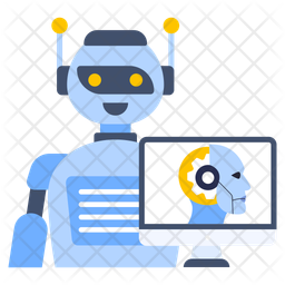 Machine Learning Icon - Download in Flat Style
