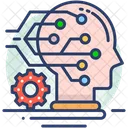 Machine Learning Artificial Intelligence Settings Icon