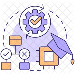 Machine learning algorithms  Icon