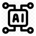 Machine Learning Ai Automation Icon