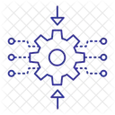 Machine Learning Ai Data Analysis Icon