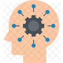 Machine Learning Artificial Intelligence Data Modeling Icon