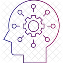 Machine Learning Artificial Intelligence Data Modeling Icon