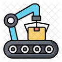 Machine Process Robotic Arm Robotic Machine Icon