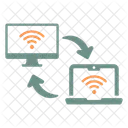 Machine To Machine Mm Wifi Iot Icon