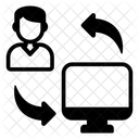 Machine Network Machine To Machine M 2 M Icon