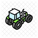 Machinery Tractor Farming Icon