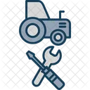 Machines Maintenance Tractor Tractor Maintenance Icon