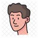 Macho Cabeza Hombre Icono