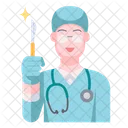 Macho Cirujano Doctor Icono