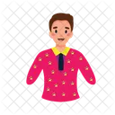 Masculino Personagem Negocios Ícone