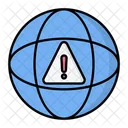 Global Risk Global Warning Global Alert Icon