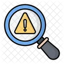 Risk Search Risk Analysis Error Analysis Icon