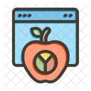 Macros Apple Fruit Icon