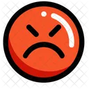 Mad Angry Face Icon