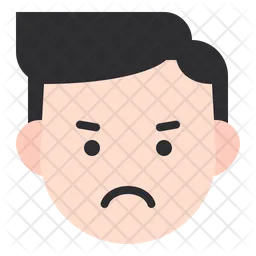 Mad Boy Emoji Icon