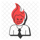 Businessman Angry Man Icon