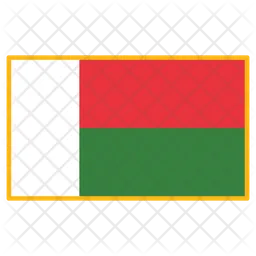 MADAGASCAR Flag Icon