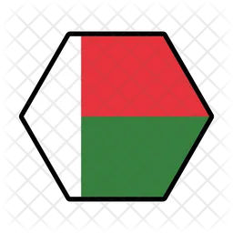 Madagáscar Flag Ícone