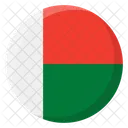 Madagascar Malagasy Flag Icon
