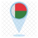 Ubicación de madagascar  Icono