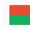 Madagaskar Flagge Welt Symbol