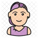 Madchen Frau Benutzer Symbol