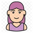 Madchen Frau Benutzer Symbol