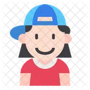 Kind Avatar Madchen Symbol
