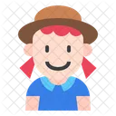 Kind Avatar Madchen Symbol