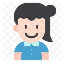 Madchen Kind Avatar Symbol