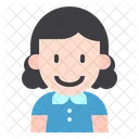 Madchen Kind Avatar Symbol