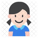 Madchen Kind Avatar Symbol