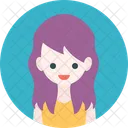 Madchen Avatar Profil Symbol