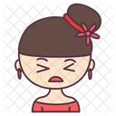 Susses Madchen Kind Kind Symbol