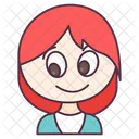 Susses Madchen Kind Kind Symbol