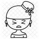 Susses Madchen Kind Kind Symbol