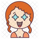 Susses Madchen Kind Kind Symbol