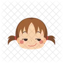 Madchen Emoji Lachelnd Icon