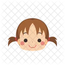 Madchen Emoji Lachelnd Icon