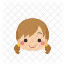 Madchen Emoji Lachelnd Icon