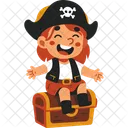 Pirat Madchen Schatz Symbol