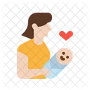 Madre Bebe Maternidad Icon